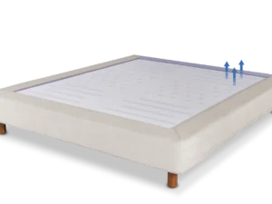 Sommier a piano traspirante imbottito